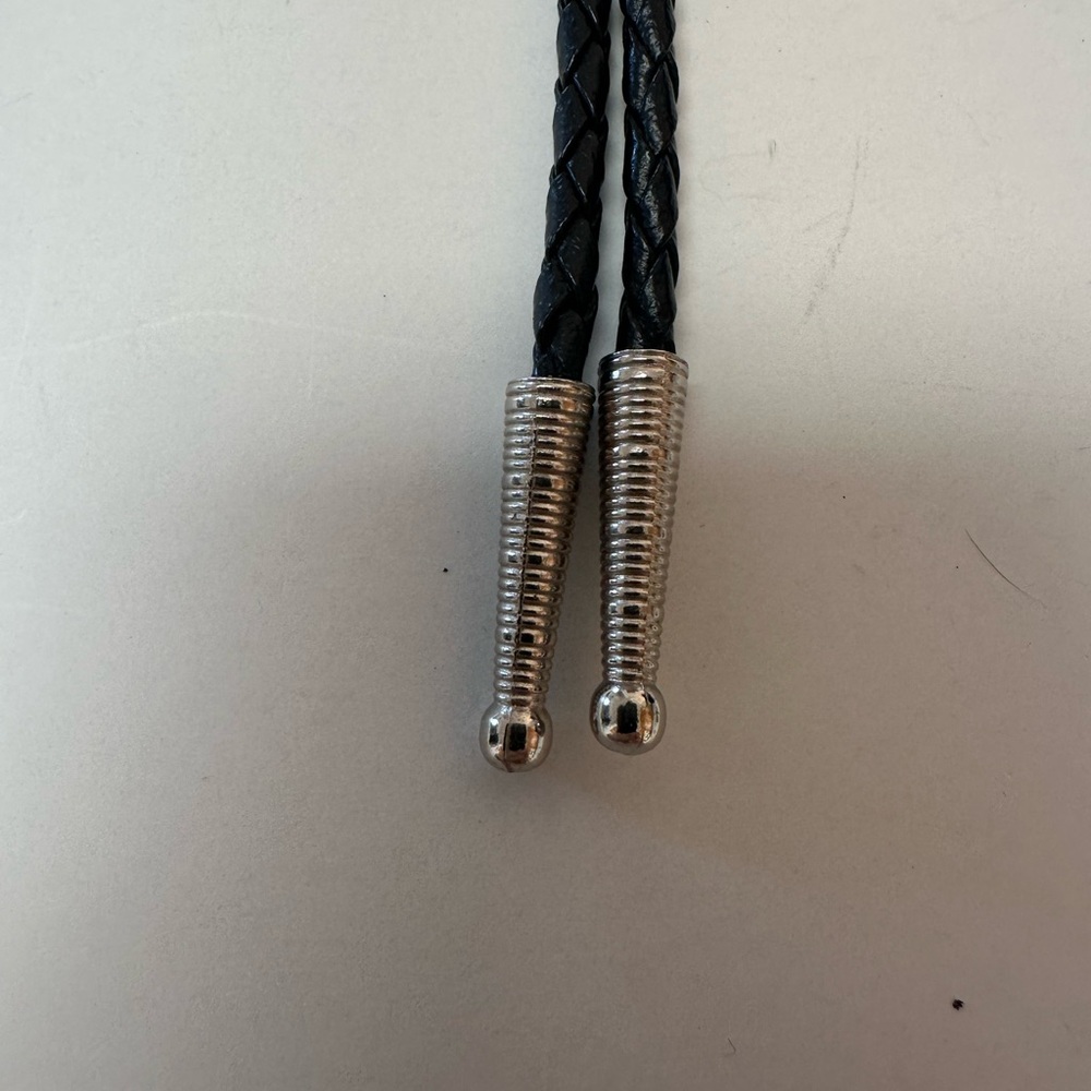 Aminco Gold and Silver Bolo Tie - Picture 3 of 6